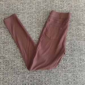 Kathy Brown Leggings With Pockets, One Size